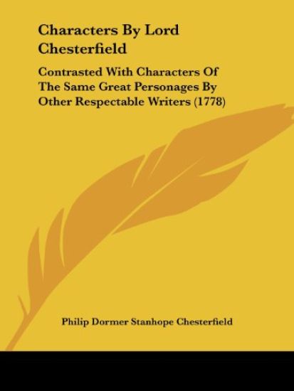 Characters by Lord Chesterfield