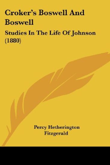 Croker's Boswell And Boswell