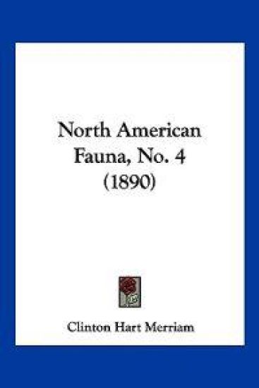 North American Fauna, No. 4 (1890)