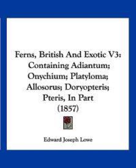 Ferns, British And Exotic V3