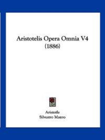 Aristotelis Opera Omnia V4 (1886)