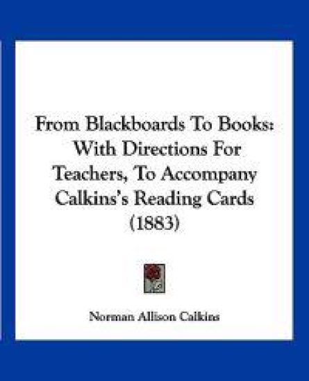 From Blackboards To Books