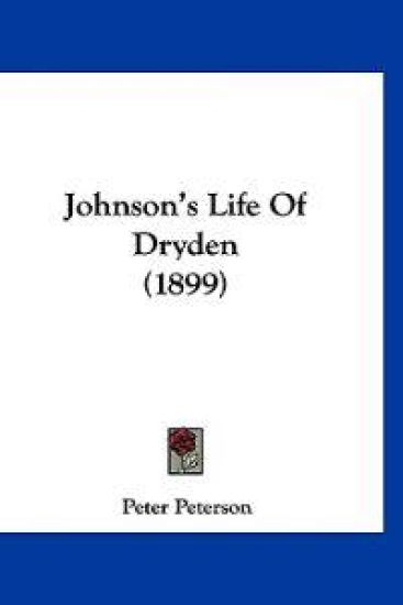 Johnson's Life Of Dryden (1899)