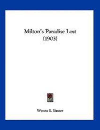 Milton's Paradise Lost (1903)
