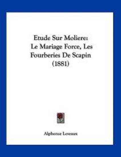 Etude Sur Moliere