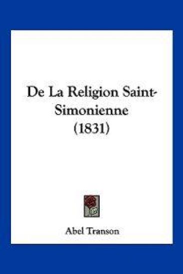 De La Religion Saint-Simonienne (1831)