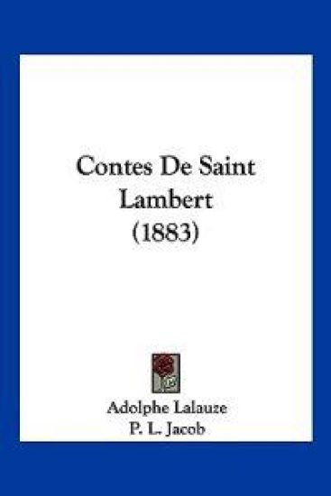 Contes De Saint Lambert (1883)