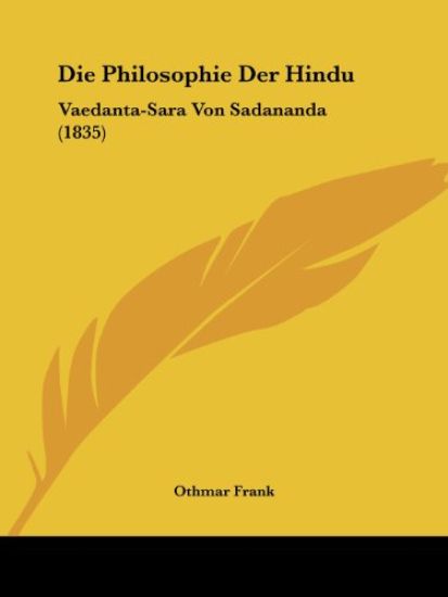 Frank, O: Philosophie Der Hindu