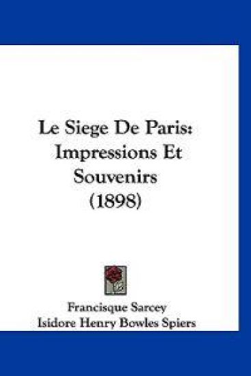 Le Siege De Paris