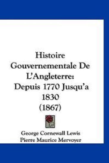 Histoire Gouvernementale De L'Angleterre