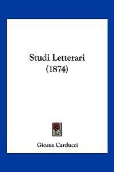 Studi Letterari (1874)