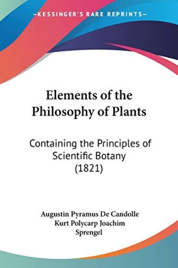 Elements of the Philosophy of Plants