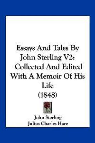 Essays And Tales By John Sterling V2