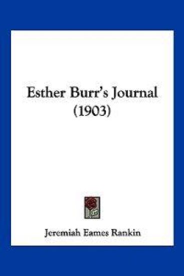 Esther Burr's Journal (1903)