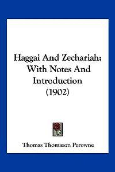 Haggai And Zechariah