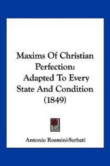 Maxims Of Christian Perfection