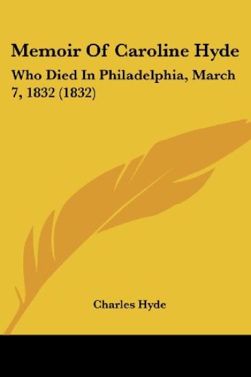 Memoir Of Caroline Hyde