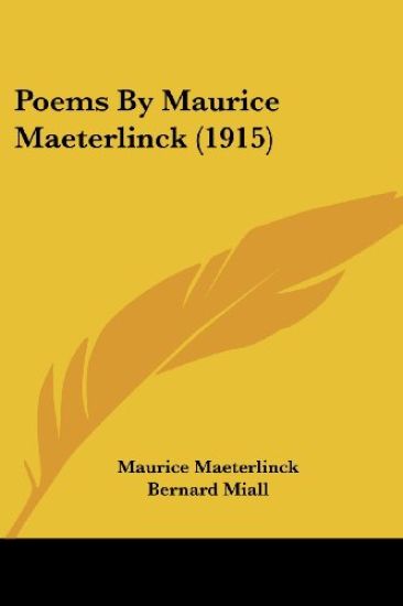 Poems By Maurice Maeterlinck (1915)