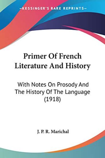 Primer Of French Literature And History