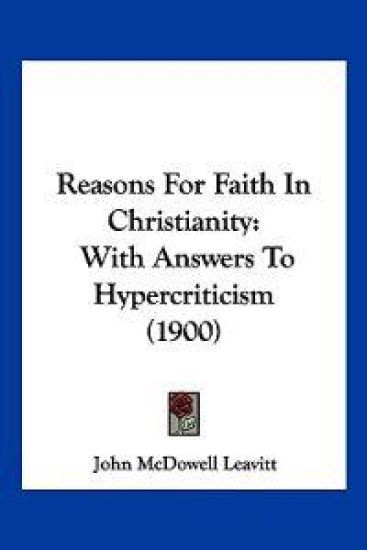 Reasons For Faith In Christianity