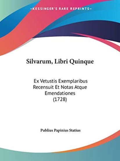Silvarum, Libri Quinque