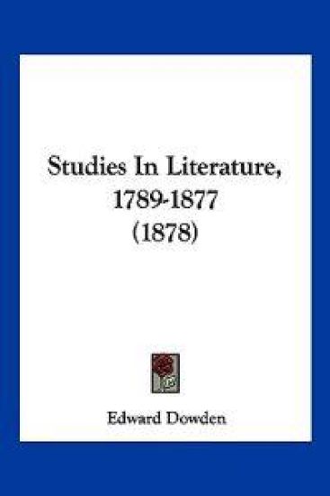 Studies In Literature, 1789-1877 (1878)