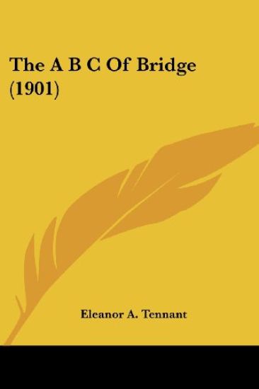 The A B C Of Bridge (1901)