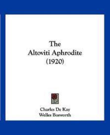 The Altoviti Aphrodite (1920)