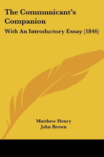 The Communicant's Companion