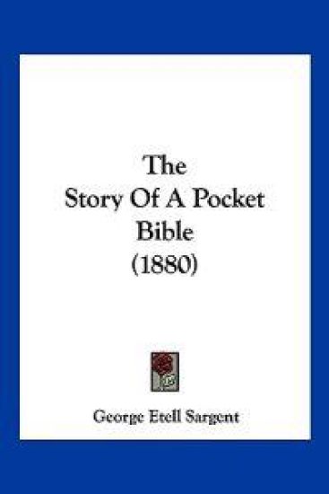 The Story Of A Pocket Bible (1880)