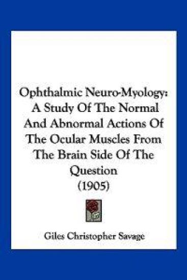 Ophthalmic Neuro-Myology