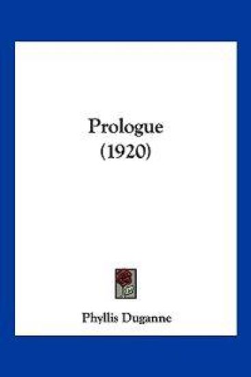 Prologue (1920)