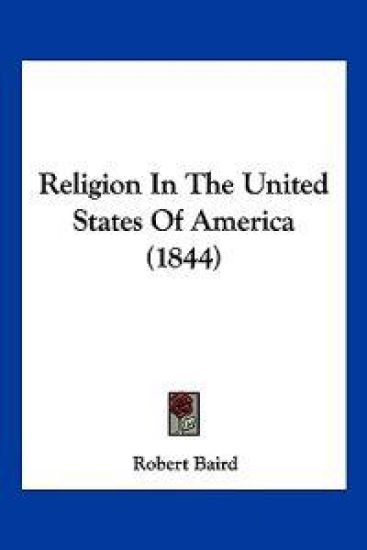 Religion In The United States Of America (1844)