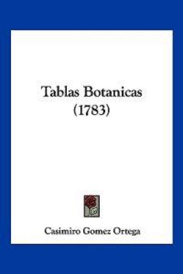 Tablas Botanicas (1783)