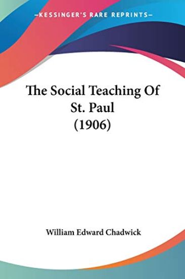 The Social Teaching Of St. Paul (1906)