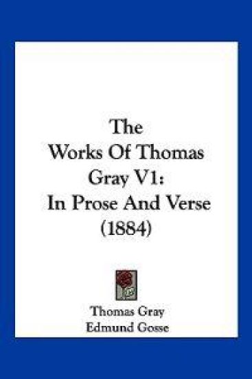 The Works Of Thomas Gray V1