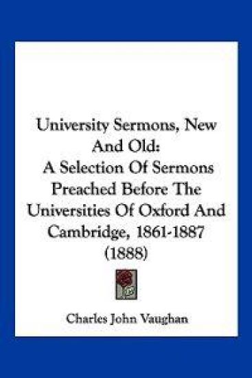 University Sermons, New And Old