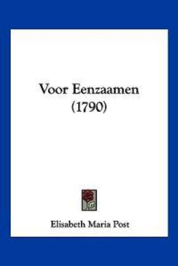 Voor Eenzaamen (1790)
