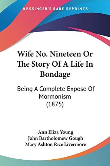 Wife No. Nineteen Or The Story Of A Life In Bondage