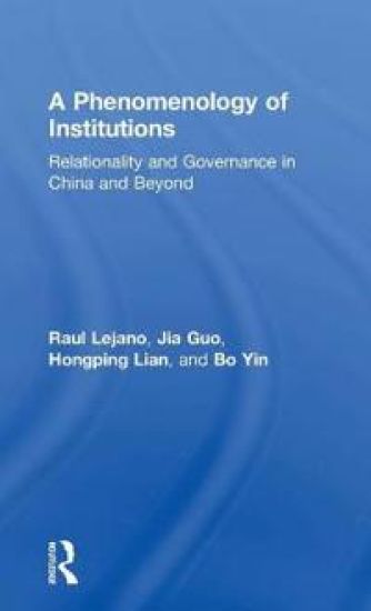 A Phenomenology of Institutions