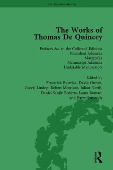 The Works of Thomas De Quincey, Part III vol 20