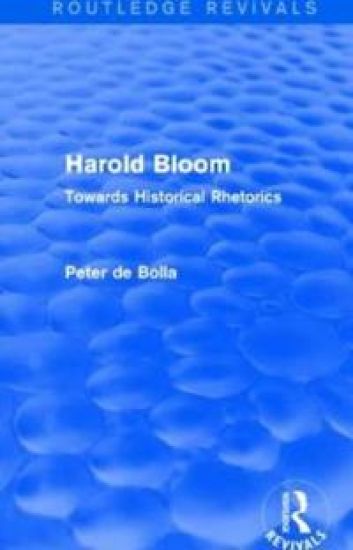 Harold Bloom (Routledge Revivals)