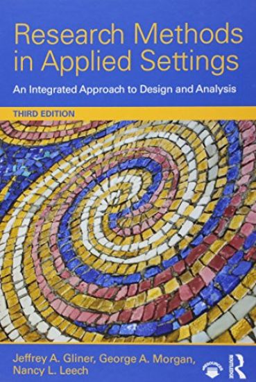 Research Methods in Applied Settings