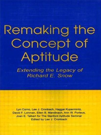 Remaking the Concept of Aptitude