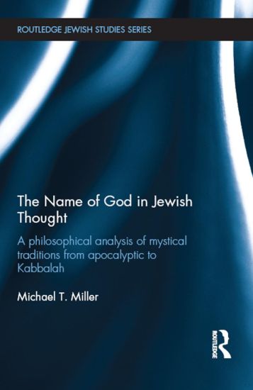 The Name of God in Jewish Thought