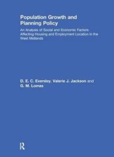 Population Growth and Planning Policy