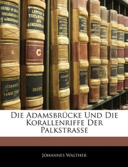 Die Adamsbrucke Und Die Korallenriffe Der Palkstrasse