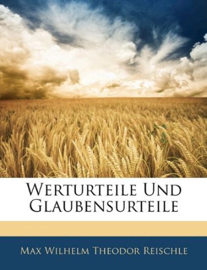 Werturteile Und Glaubensurteile