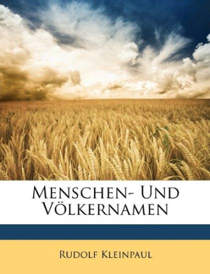 Menschen- Und Volkernamen