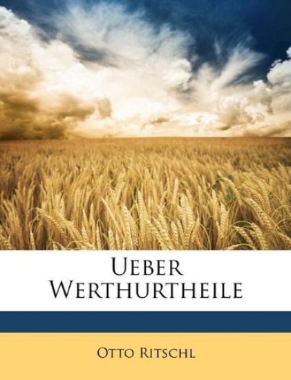 Ueber Werthurtheile